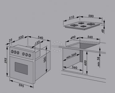 Духовой шкаф zanussi zog 51411 xk характеристики